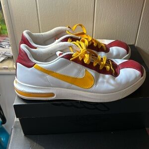 Nike Trojans cardinal Gold Fight On tennis shoes men’s size 10.5
